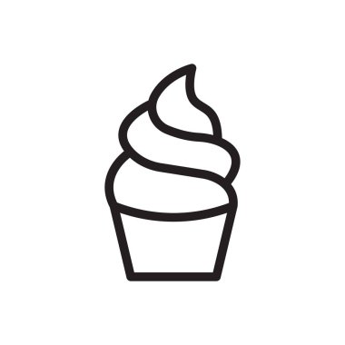 kap vektörü ince çizgi simgesi