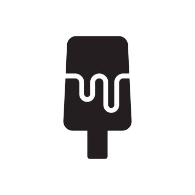 Lolipop vektör düz simgesi