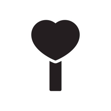 Şekerleme vektörü düz simgesi