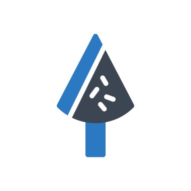 krem vektörü renk simgesi