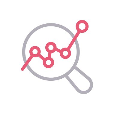 grafik vektör renk çizgisi simgesi