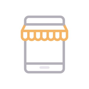 çevrimiçi vektör renk çizgisi simgesi