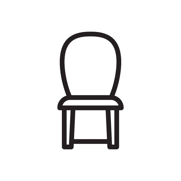 座位矢量细线图标 — 图库矢量图片
