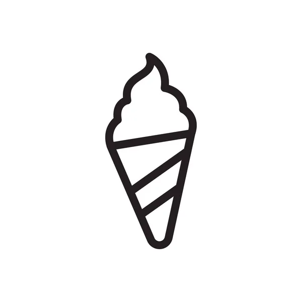Waffle Vector Thin Line Icon — 스톡 벡터
