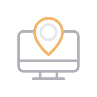 çevrimiçi vektör renk çizgisi simgesi