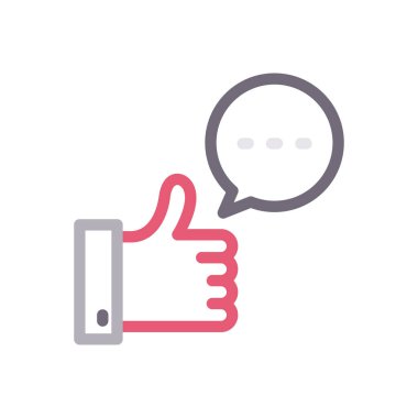 vektör renk çizgisi simgesini gözden geçir