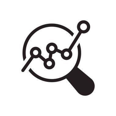 grafik vektör düz simgesi