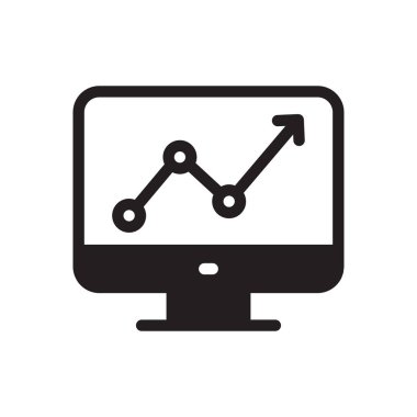 grafik vektör düz simgesi