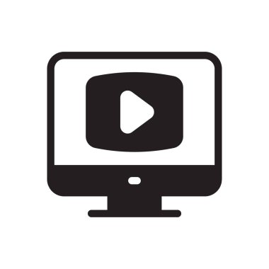 ad vektör düz simge