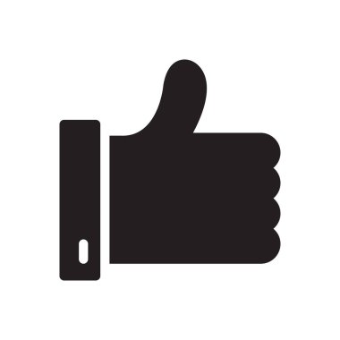 tam vektör glyph düz simgesi