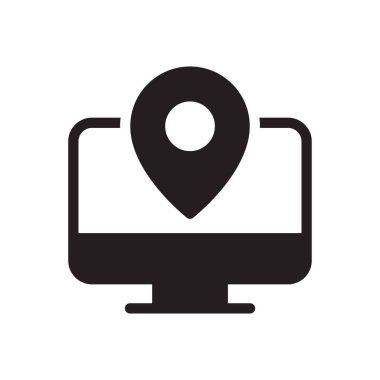 çevrimiçi vektör düz simgesi