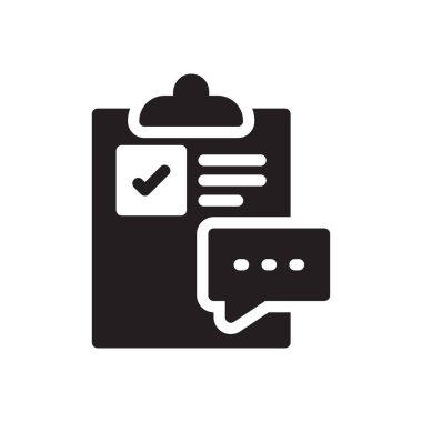 belge vektörü düz simge