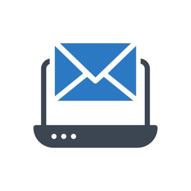 e-posta vektörü renk simgesi