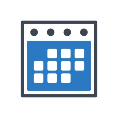 tarih vektör renk simgesi