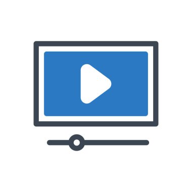 oyuncu vektör renk simgesi