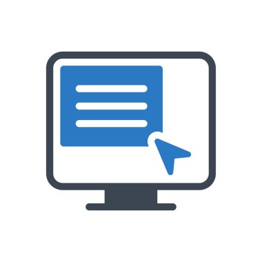 imleç vektörü renk simgesi