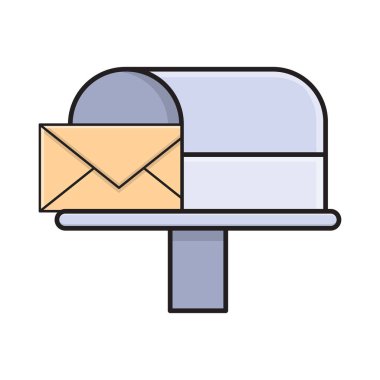 harf vektörü düz renk simgesi