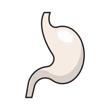 digest vektör düz renk simgesi