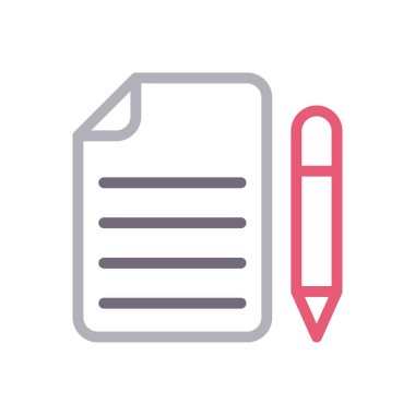 vektör renk çizgisi simgesini düzenle