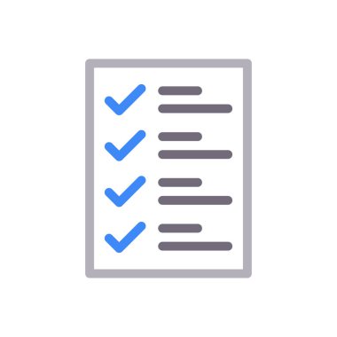 dosya vektör renk çizgisi simgesi