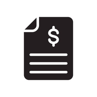 rapor vektör düz simgesi