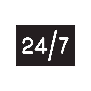 servis vektörü düz simgesi