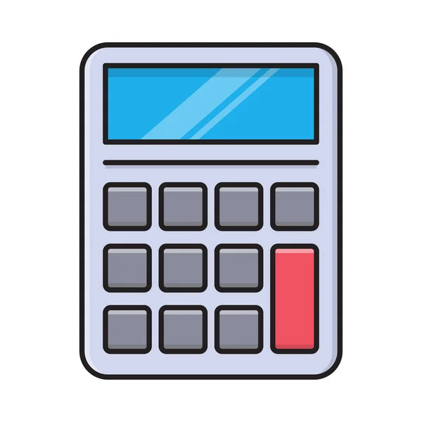 Rechnungswesen Vektor Flache Farbe Symbol — Stockvektor