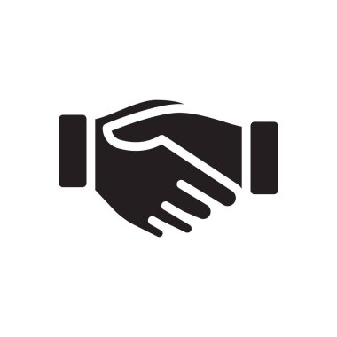 partnership  vector glyph flat icon