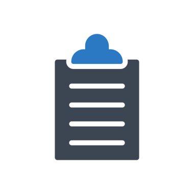 documen vector glyph color icont 