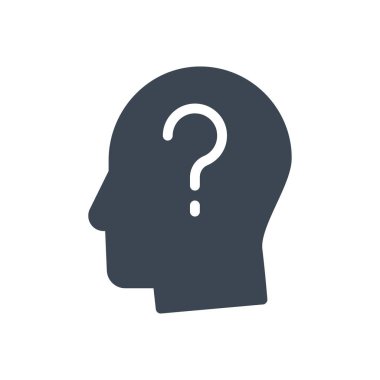 zihin vektör düz simge