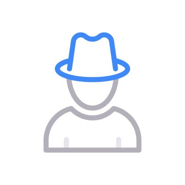 casus vektör renk çizgisi simgesi