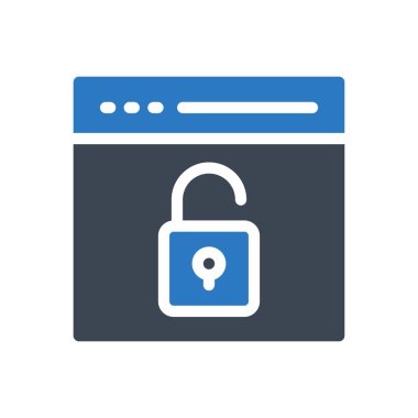 vektör kabartma renk simgesini aç