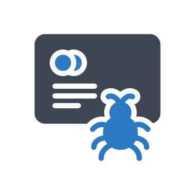 Kart vektör renk simgesi