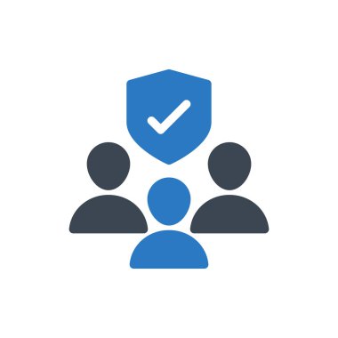 Koruma vektörü renk simgesi