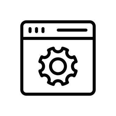 vektör ince çizgi simgesi ayarlanıyor