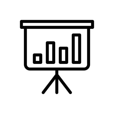 tahta vektörü ince çizgi simgesi