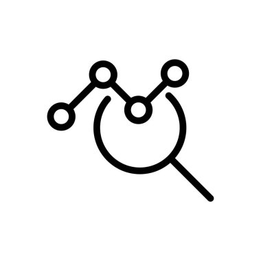 grafik vektörü ince çizgi simgesi