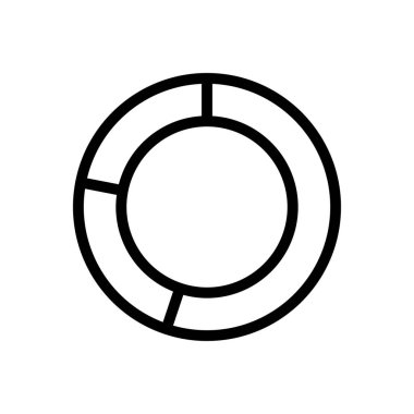 grafik vektörü ince çizgi simgesi