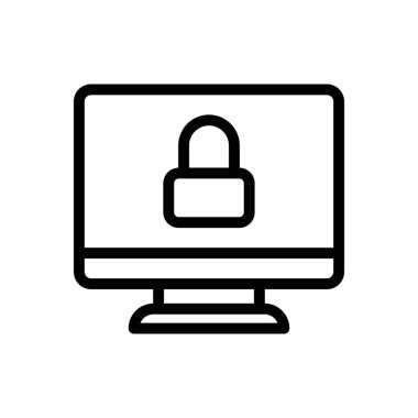 özel vektör ince çizgi simgesi