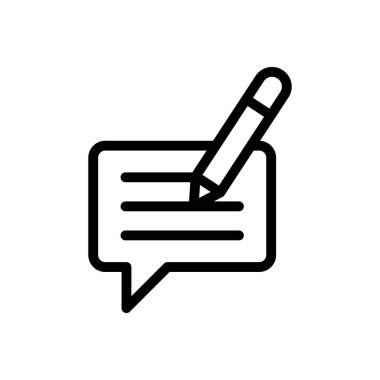 metin vektörü ince çizgi simgesi