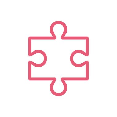 çözüm vektör renk çizgisi simgesi