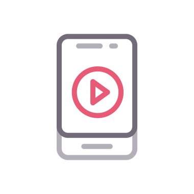 Seo vektör renk çizgisi simgesi