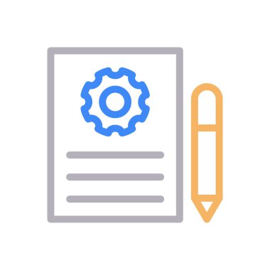 Seo vektör renk çizgisi simgesi