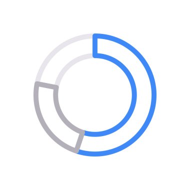 grafik vektör renk çizgisi simgesi