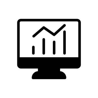 grafik vektör düz simgesi