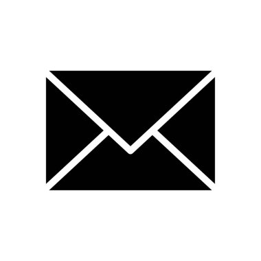 ileti vektörü düz simgesi