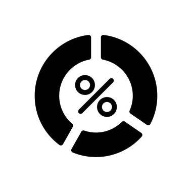 vektör glyph düz simgesi teklif et