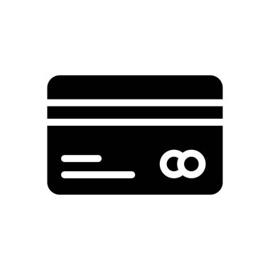 Kart vektör düz simgesi