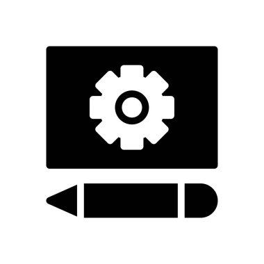 SEO vektör simgesi düz simge