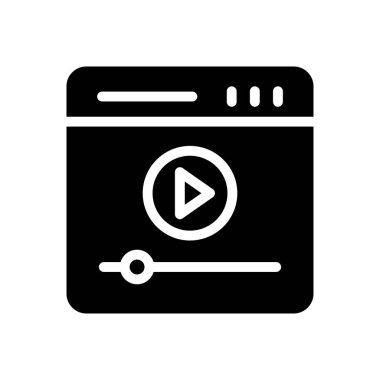 oyuncu vektör düz simgesi